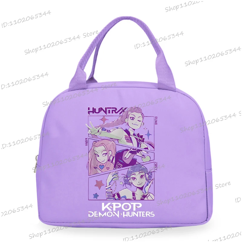 Забавная аниме-сумка для обеда с героями мультфильмов для мужчин и женщин - Фотография_3