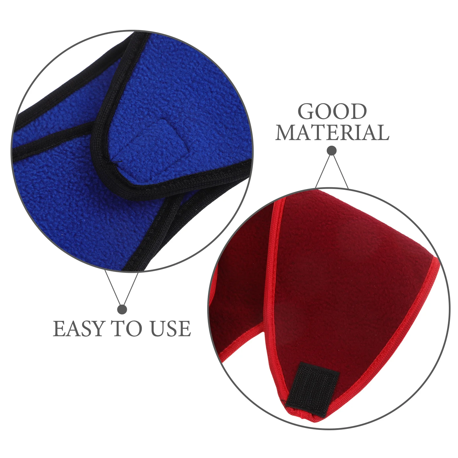 Полярные флисовые теплые повязки на голову - Фотография_3