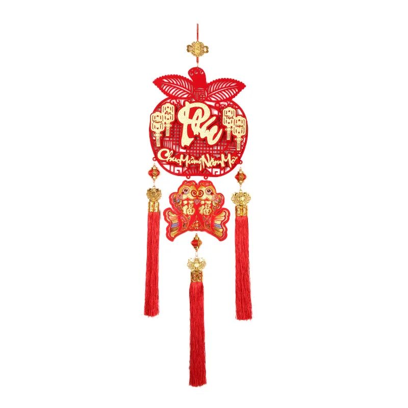 Вьетнамский лунный новогодний кулон tet с кисточкой - Фотография_6