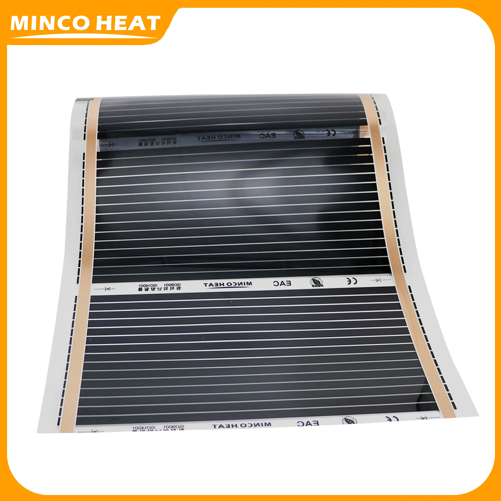 Minco heat 220 в 140 вт/м2 инфракрасная нагревательная пленка для дома - Фотография_4