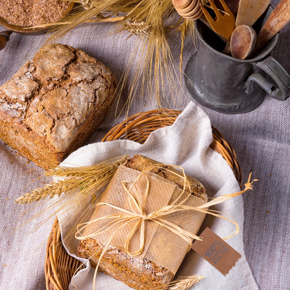 1 комплект прочных коричневых бумажных - Фотография_5