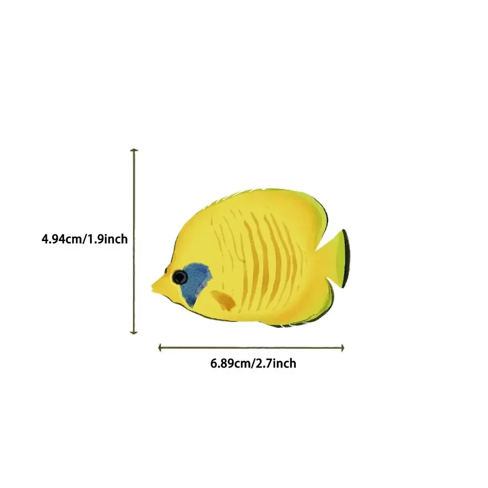 Новые водонепроницаемые прозрачные наклейки с рыбой - Фотография_5