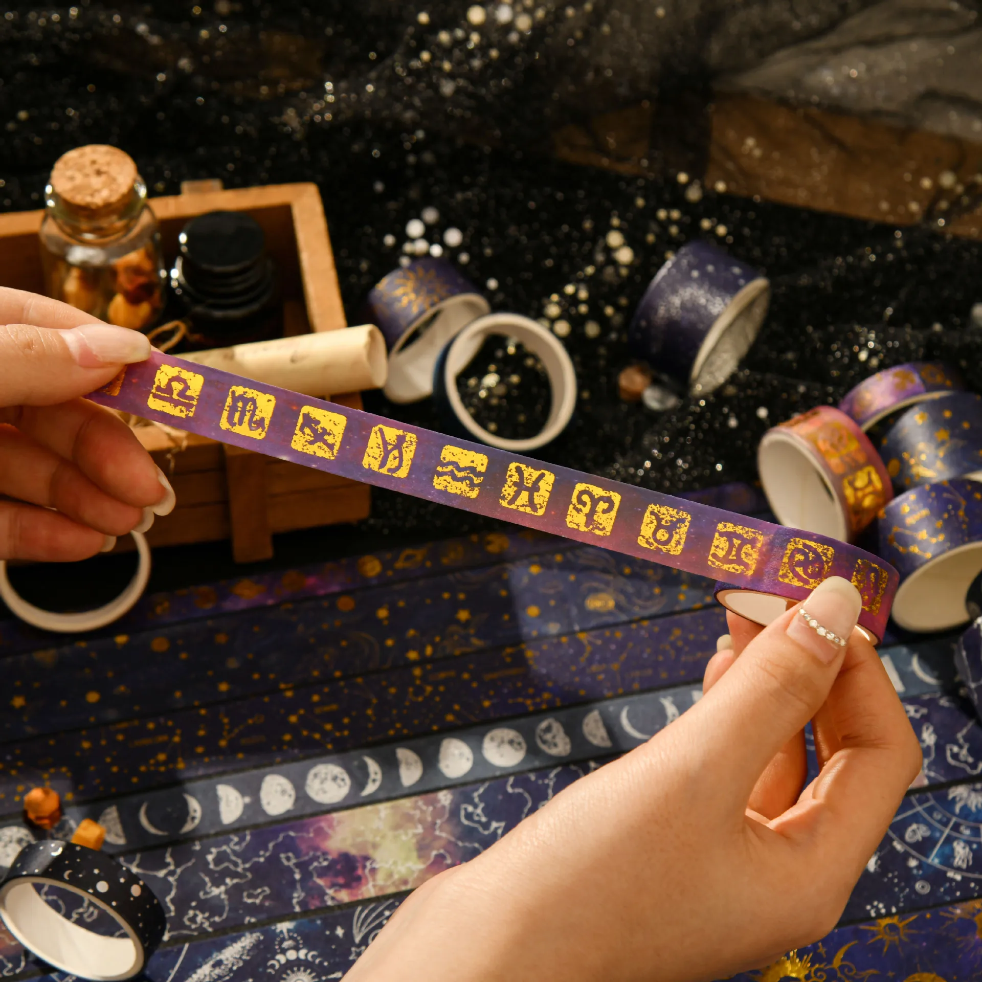 20 рулонов ленты vast universe washi - Фотография_3