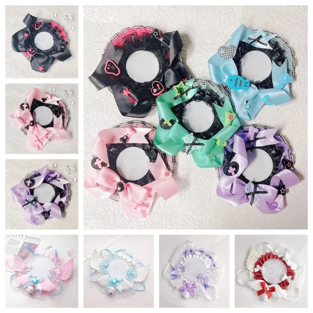 Прекрасный кружевной магнитный держатель для бейджа в стиле аниме - Фотография_3