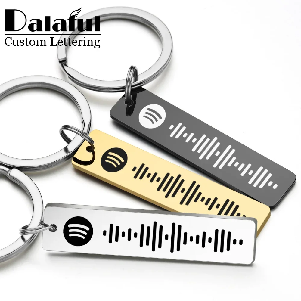Персонализированный брелок с кодом spotify