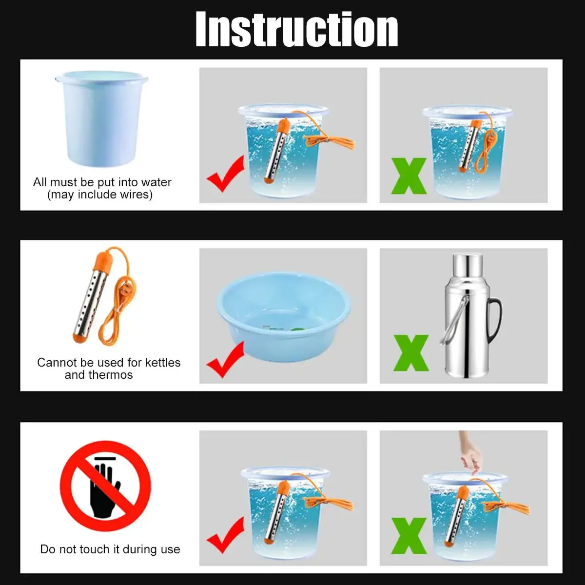 Плавающий электрический нагреватель - Фотография_4