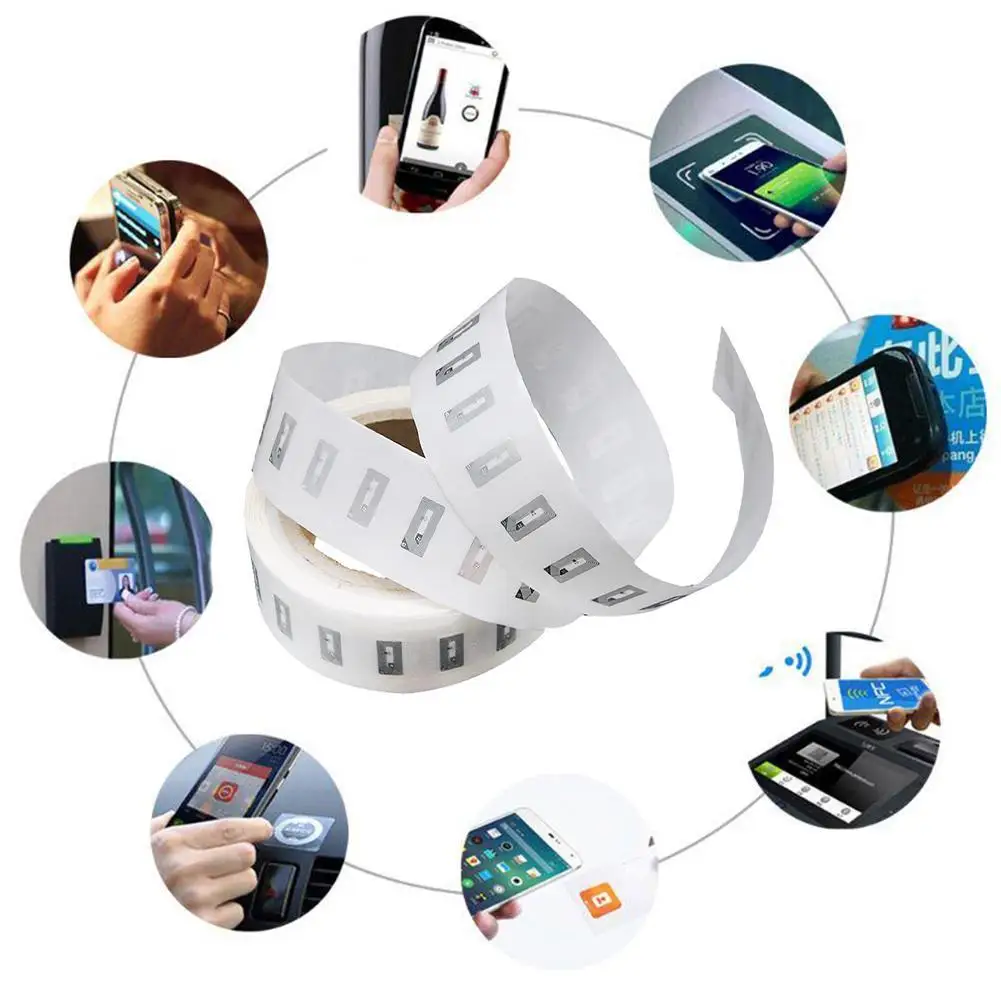 Nfc чип ntag213 наклейка мокрая инкрустация 13 - Фотография_5