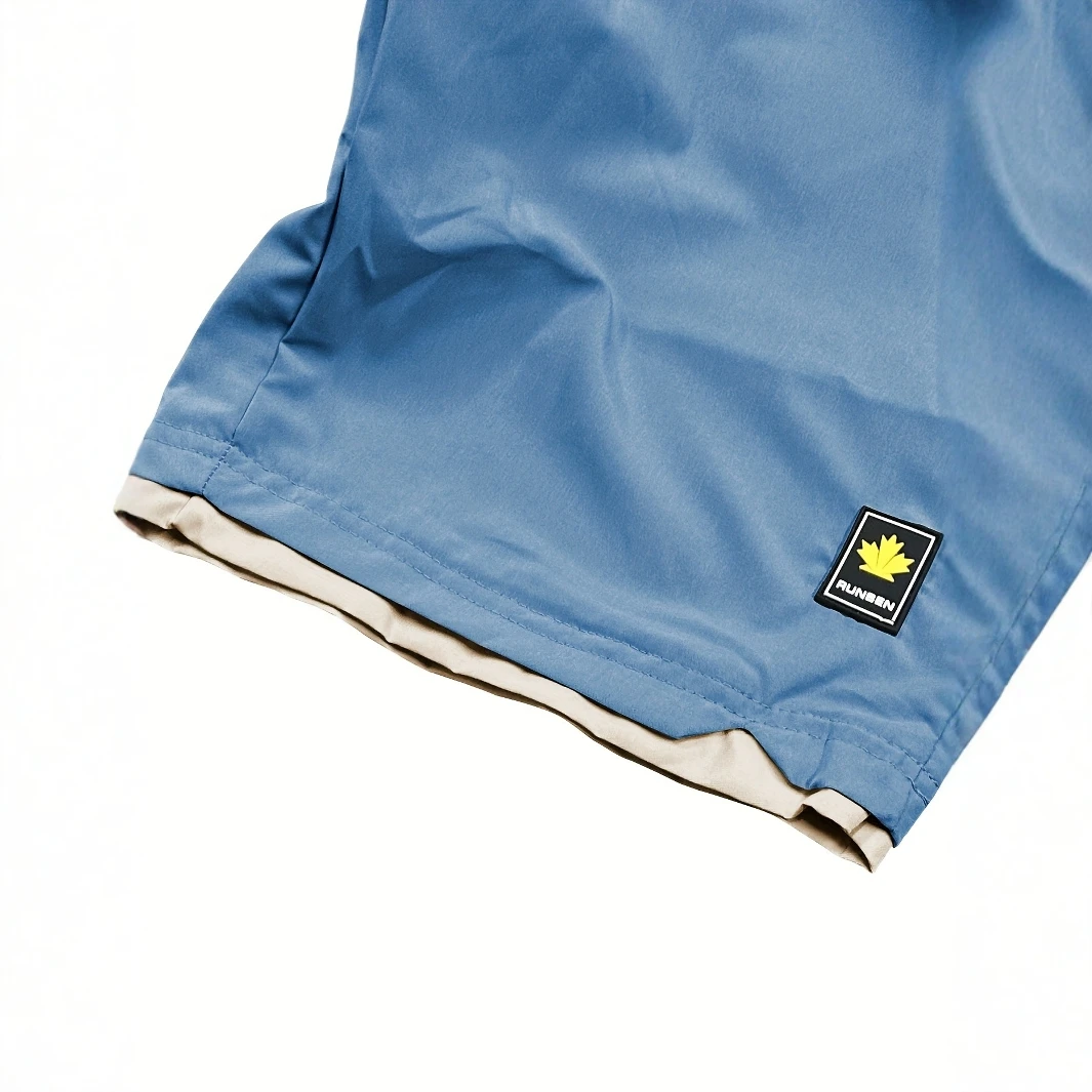 Мужские повседневные летние шорты с карманами — черные - Фотография_4