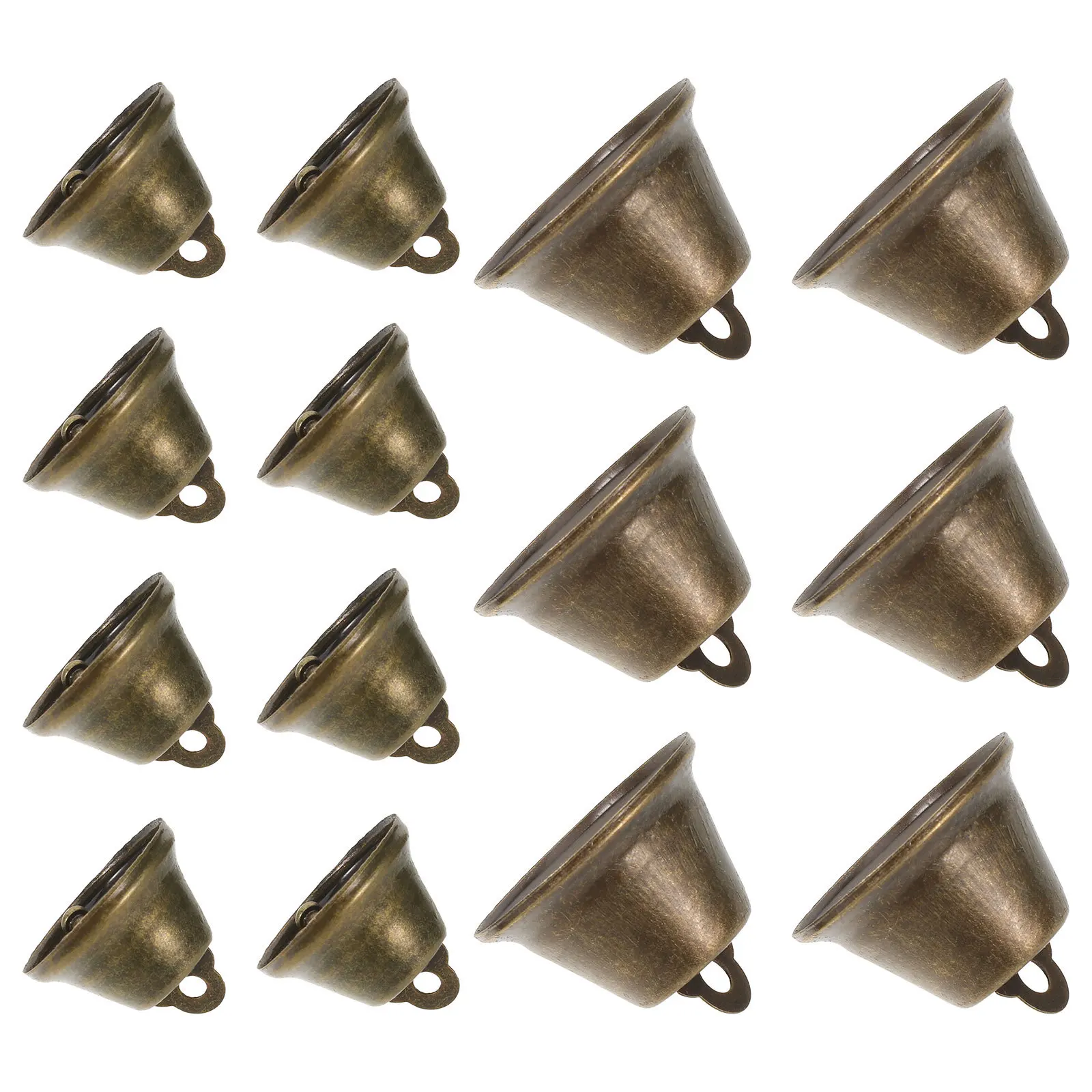 Металлические маленькие колокольчики в винтажном стиле - Фотография_6