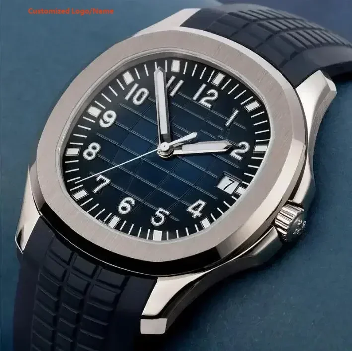 Роскошные мужские спортивные часы по индивидуальному заказу aquanaut 5167a