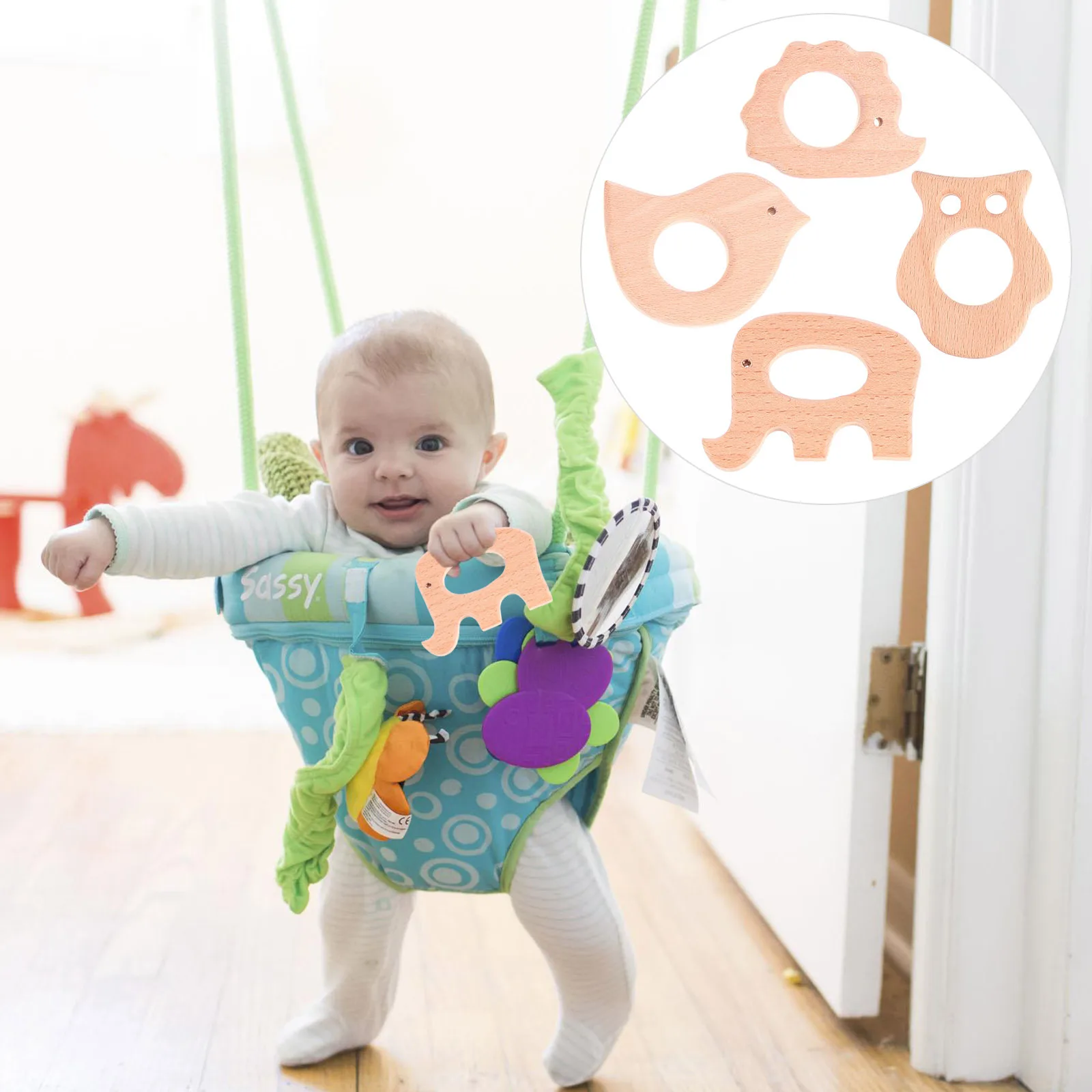 Детские деревянные молярные прорезыватели - Фотография_3