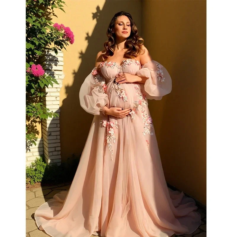 Платье для беременных с ручной