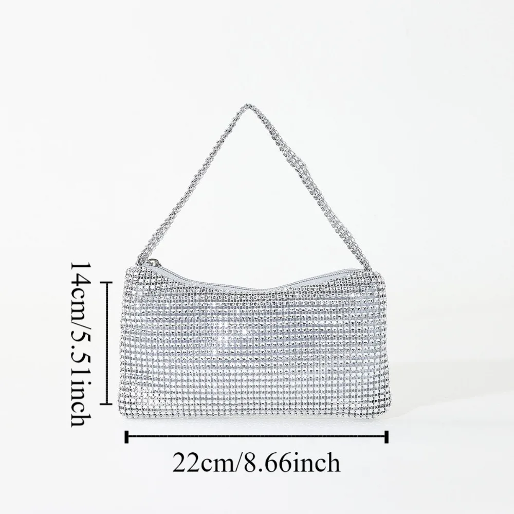 Блестящая вечерняя банкетная сумка в стиле ретро - Фотография_6