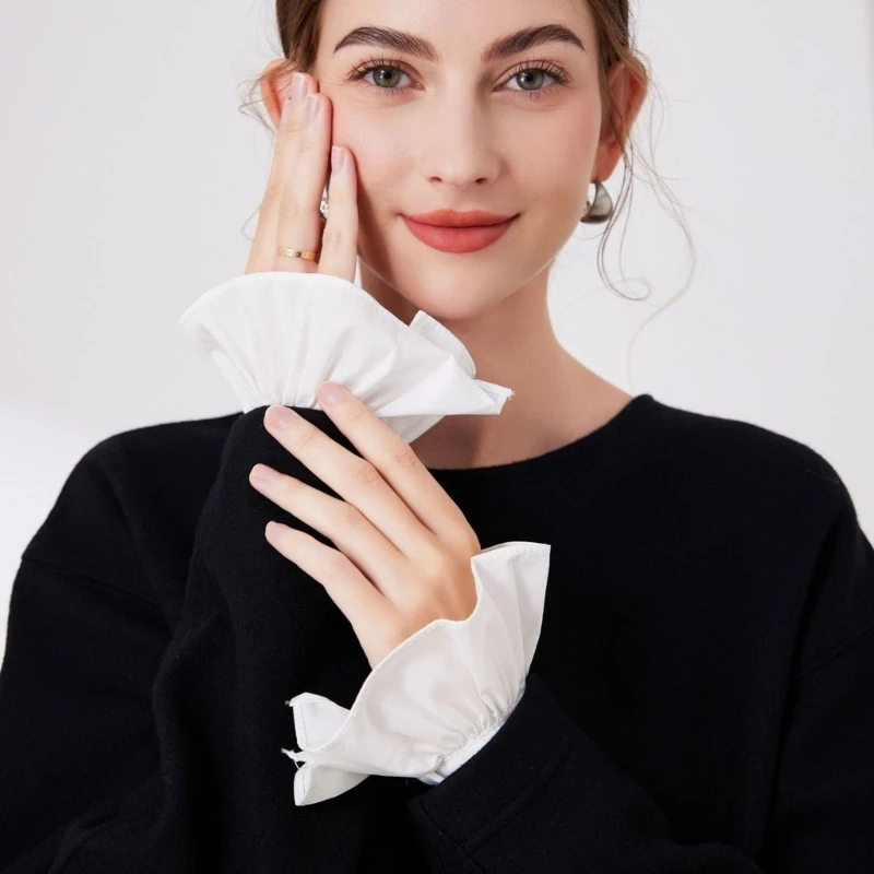 Кружевные рукава с вышивкой - Фотография_5