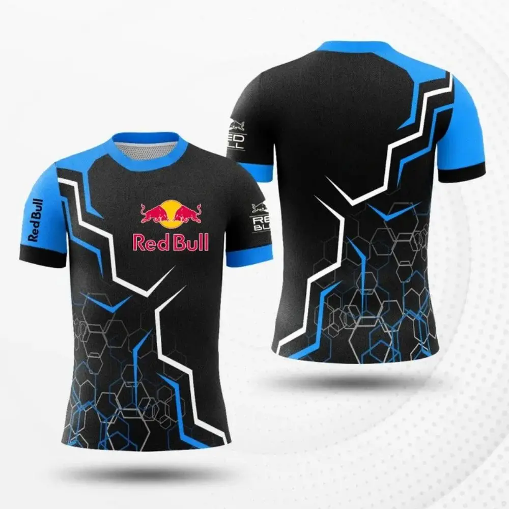 Мужская быстросохнущая футболка red bull racing - Фотография_4