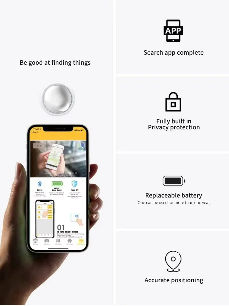 Мини-система gps-трекера find my app air tag - Фотография_6