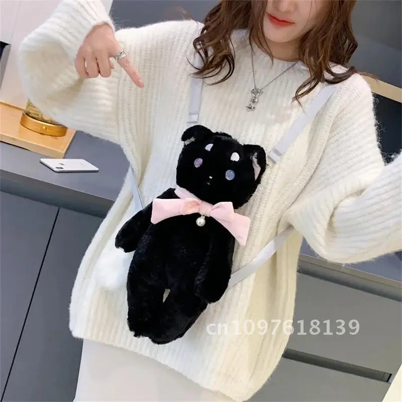 Kawaii женская плюшевая сумка через плечо с героями мультфильмов - Фотография_3