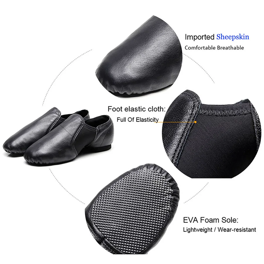 Ushine 24–44, туфли для джазовых танцев из натуральной кожи - Фотография_6