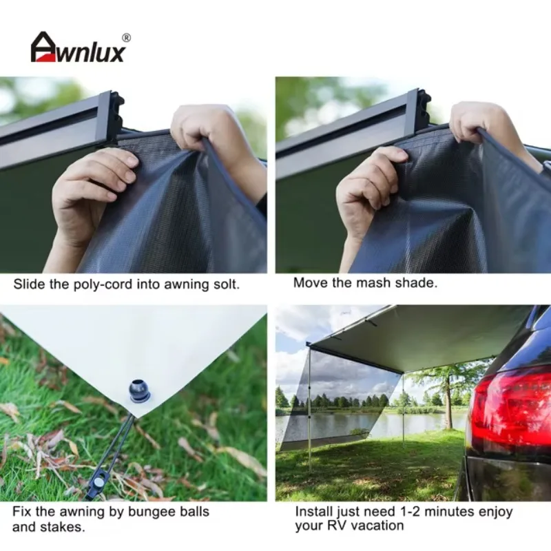 Stlf factory 4x4 4wd качественный тент с боковой стеной - Фотография_6