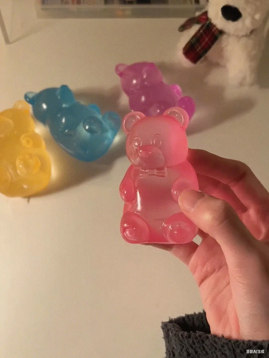 Красочный жевательный медведь - Фотография_5