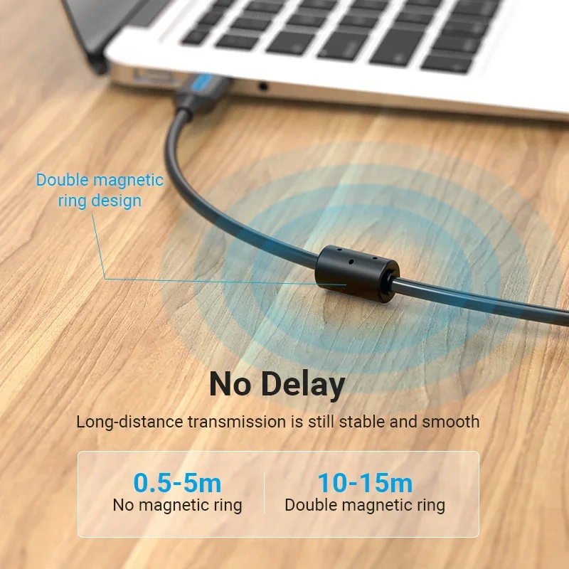 Usb-кабель для принтера vention usb-кабель типа b «папа-папа» usb 2 - Фотография_3