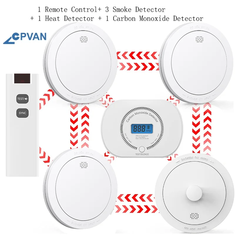 Cpvan wi-fi соединительный детектор дыма