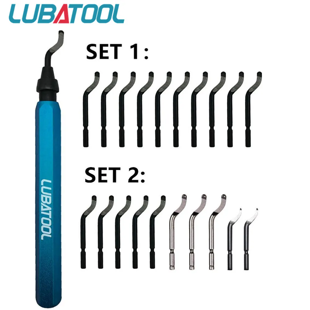 Инструмент для снятия заусенцев lubatool с 11 лезвиями из стали hss