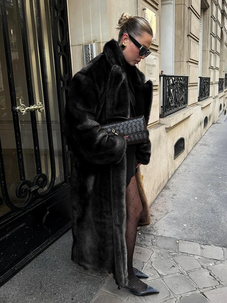 Taruxy зимнее свободное норковое