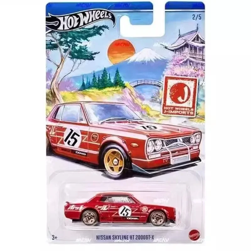Оригинальный автомобиль hot wheels j-export nissan skyline ht 2000gt-x