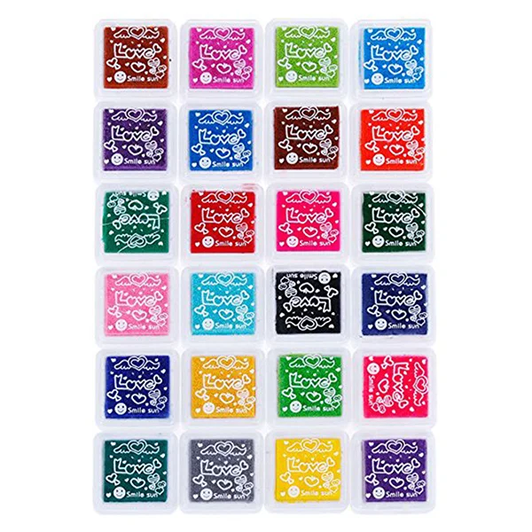 24-цветный набор чернильных подушечек для пальцев - Фотография_2