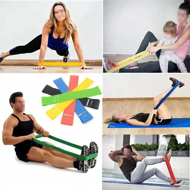 Различные цвета, спортивные эспандеры - Фотография_2