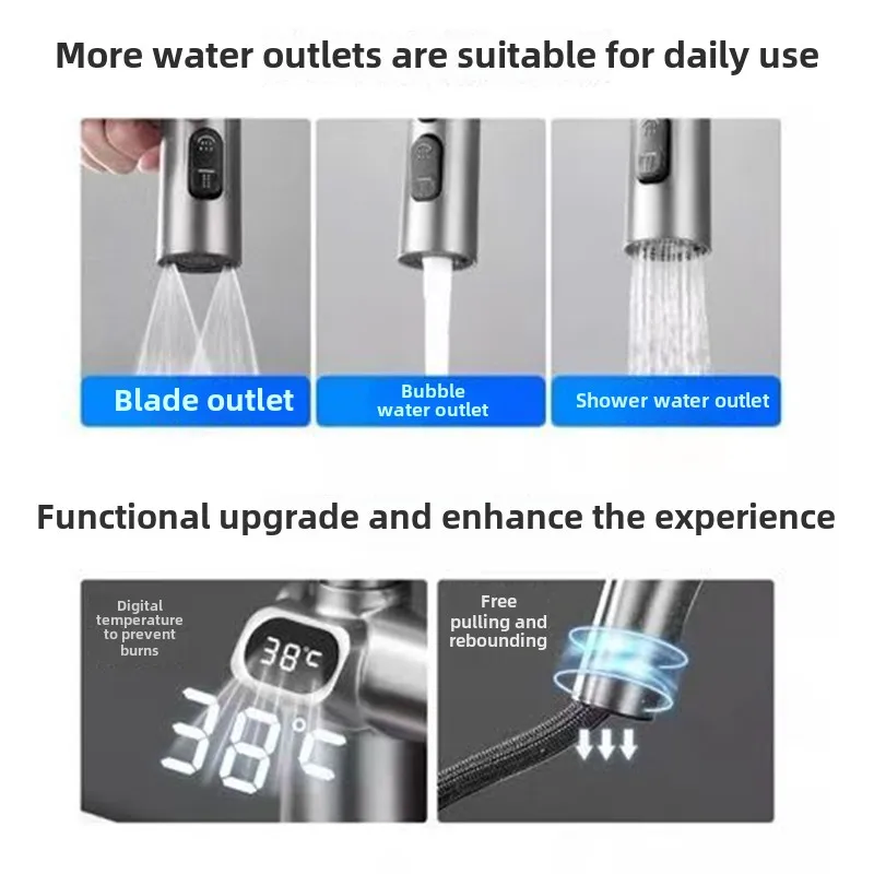 Выдвижной смеситель для кухни - Фотография_2