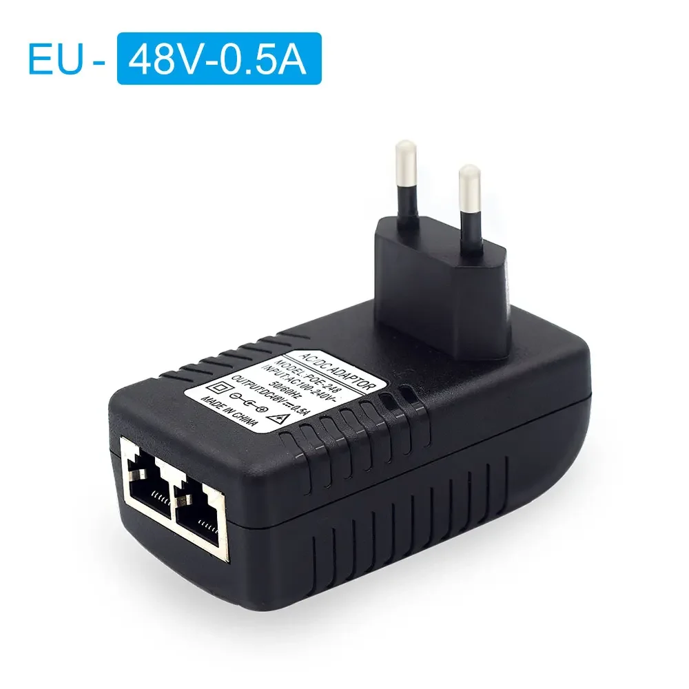 В poe-инжектор ethernet cctv адаптер питания 0