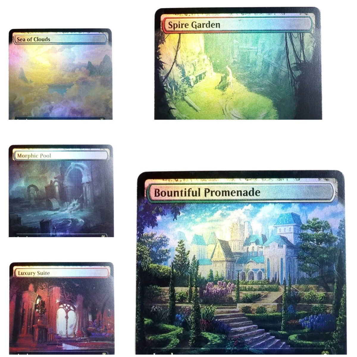 Clb (ally battlebond lands) прекрасные магические прокси-карты promenade - Фотография_2