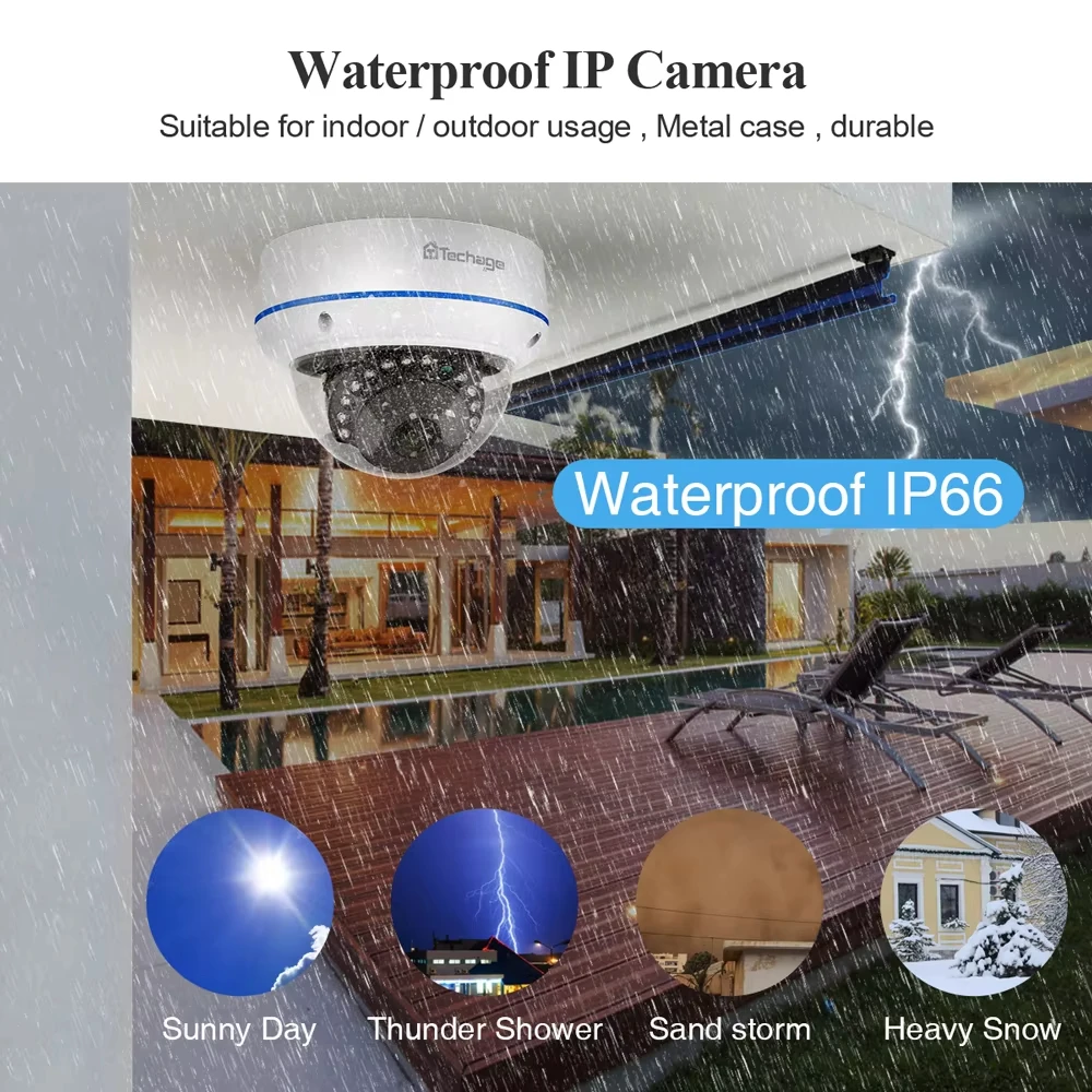 5mp купольная камера видеонаблюдения poe ip onvif h - Фотография_2