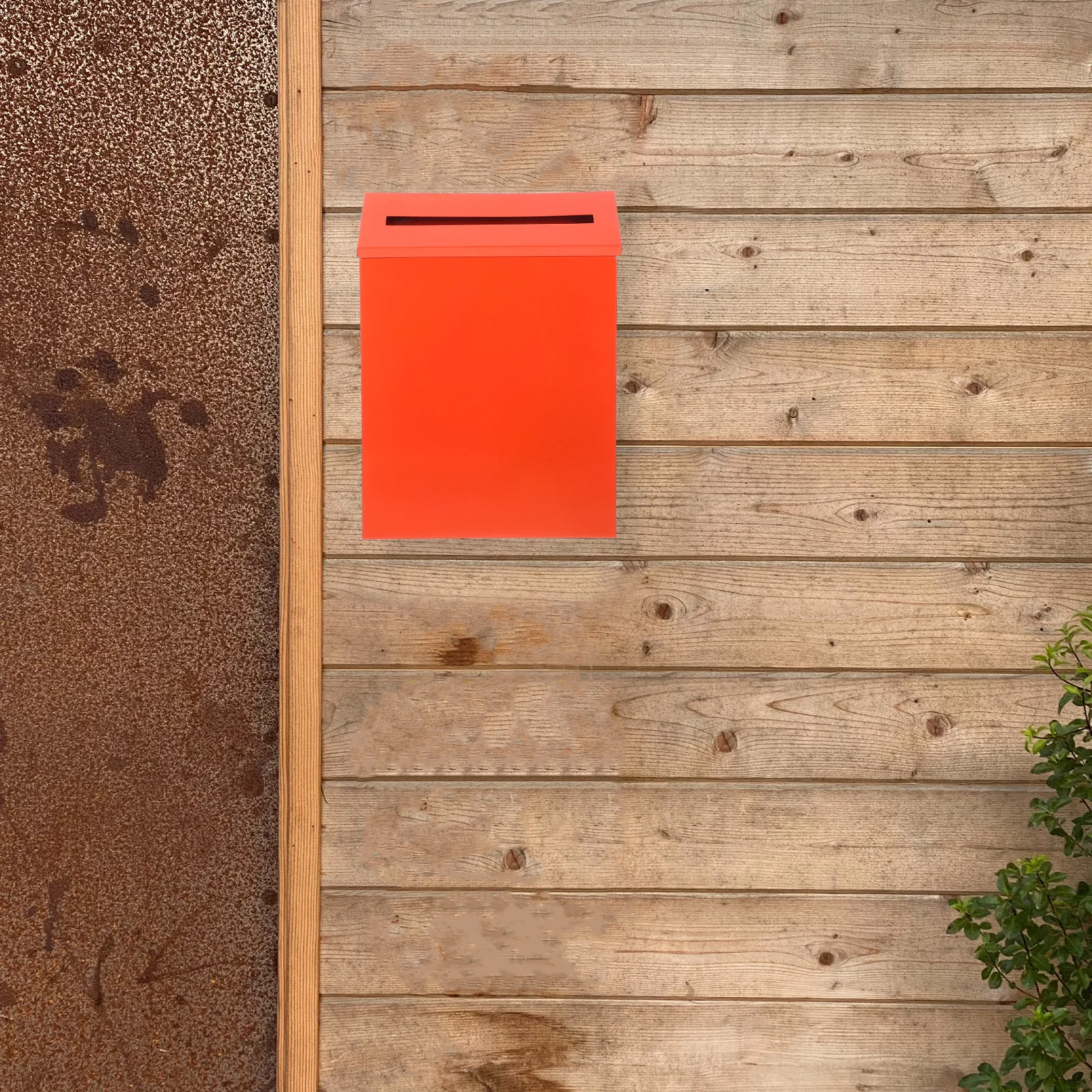 Винтажный железный почтовый ящик большой емкости - Фотография_4