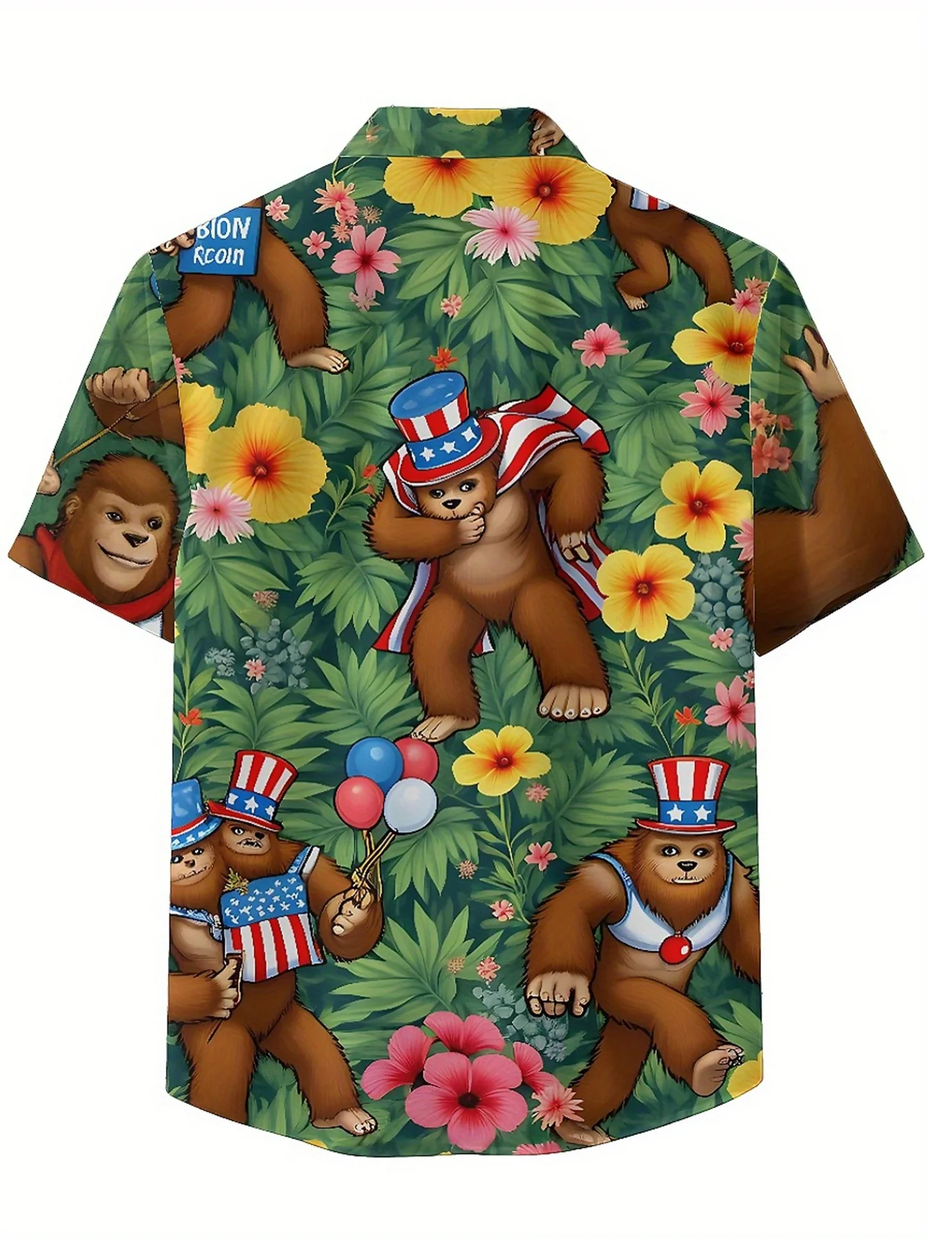 Мужские гавайские рубашки больших - Фотография_3