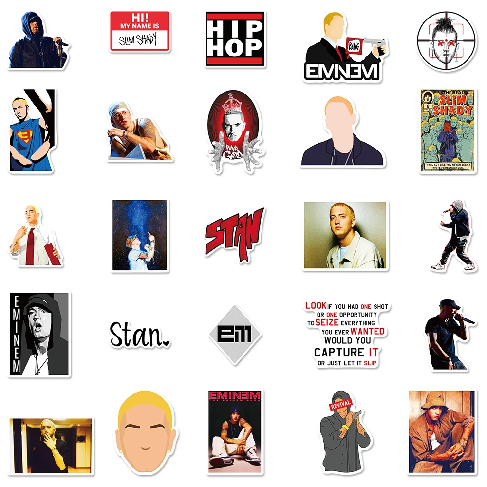 Популярные наклейки eminem rapper - Фотография_5