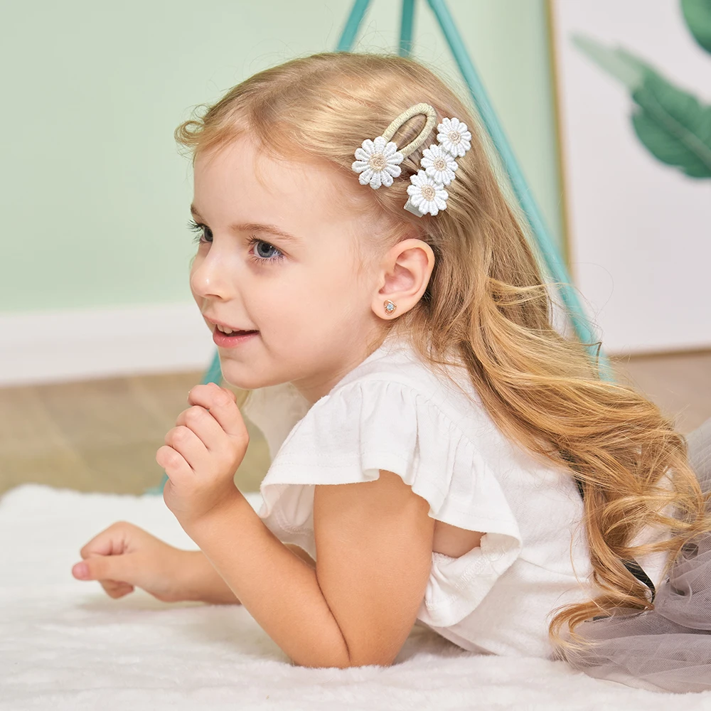 Детские заколки для волос с бантом bb - Фотография_2