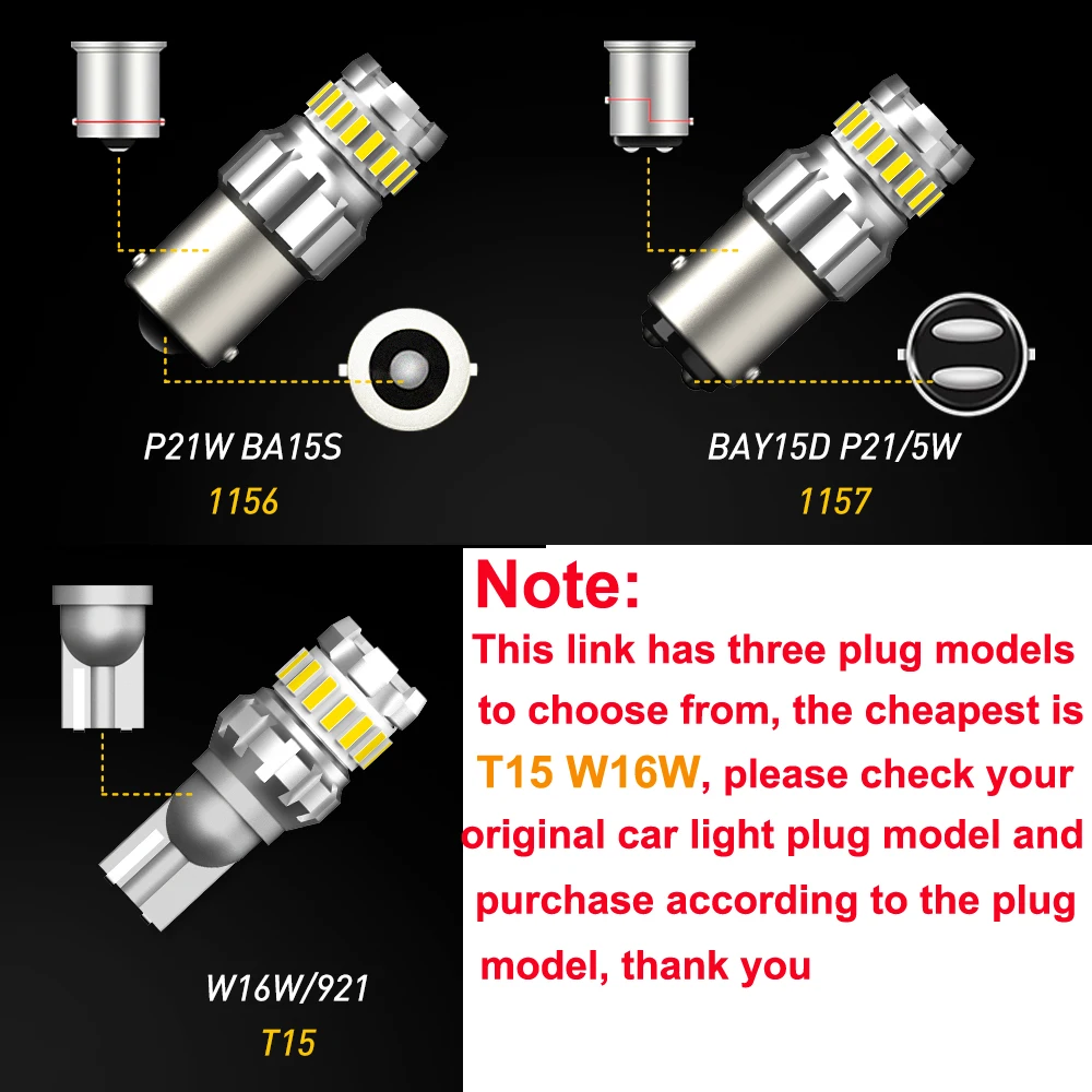 P21w ba15s led canbus 1156 bay15d - Фотография_6