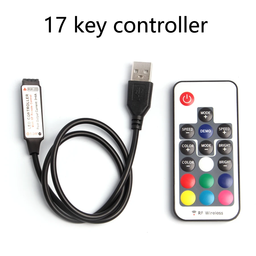 Dc 5v usb светодиодная лента rgb - Фотография_4
