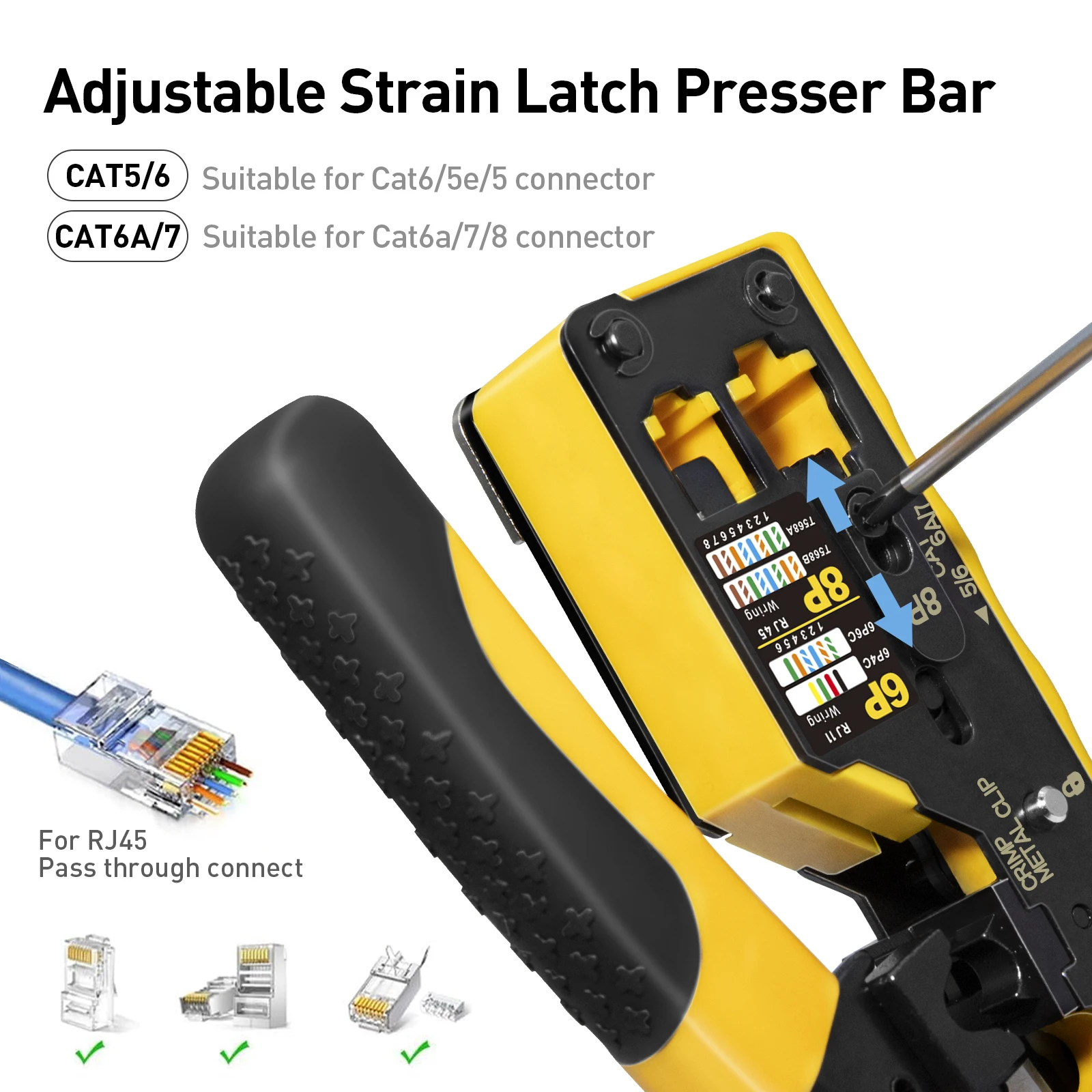 Zoerax rj45 cat7 обжимной инструмент - Фотография_6