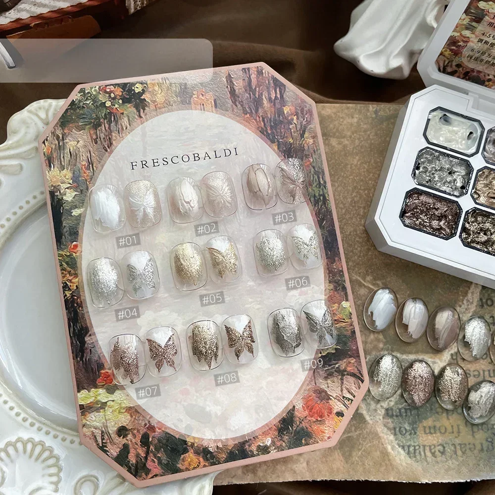 2 г x 9 цветов, порошок авроры - Фотография_6