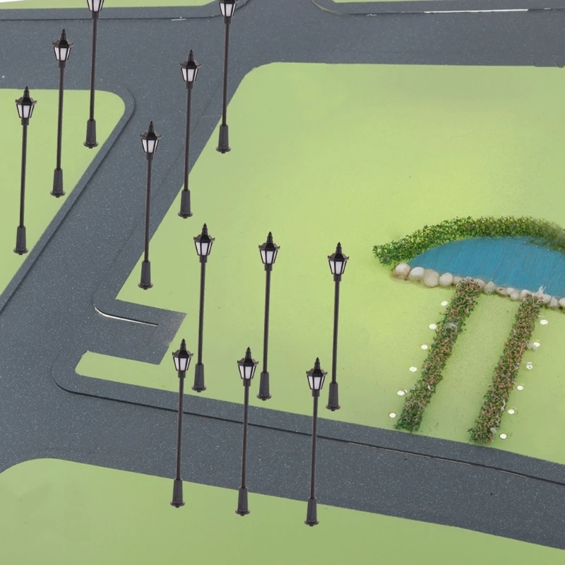 Модель уличного фонаря белый теплый - Фотография_3