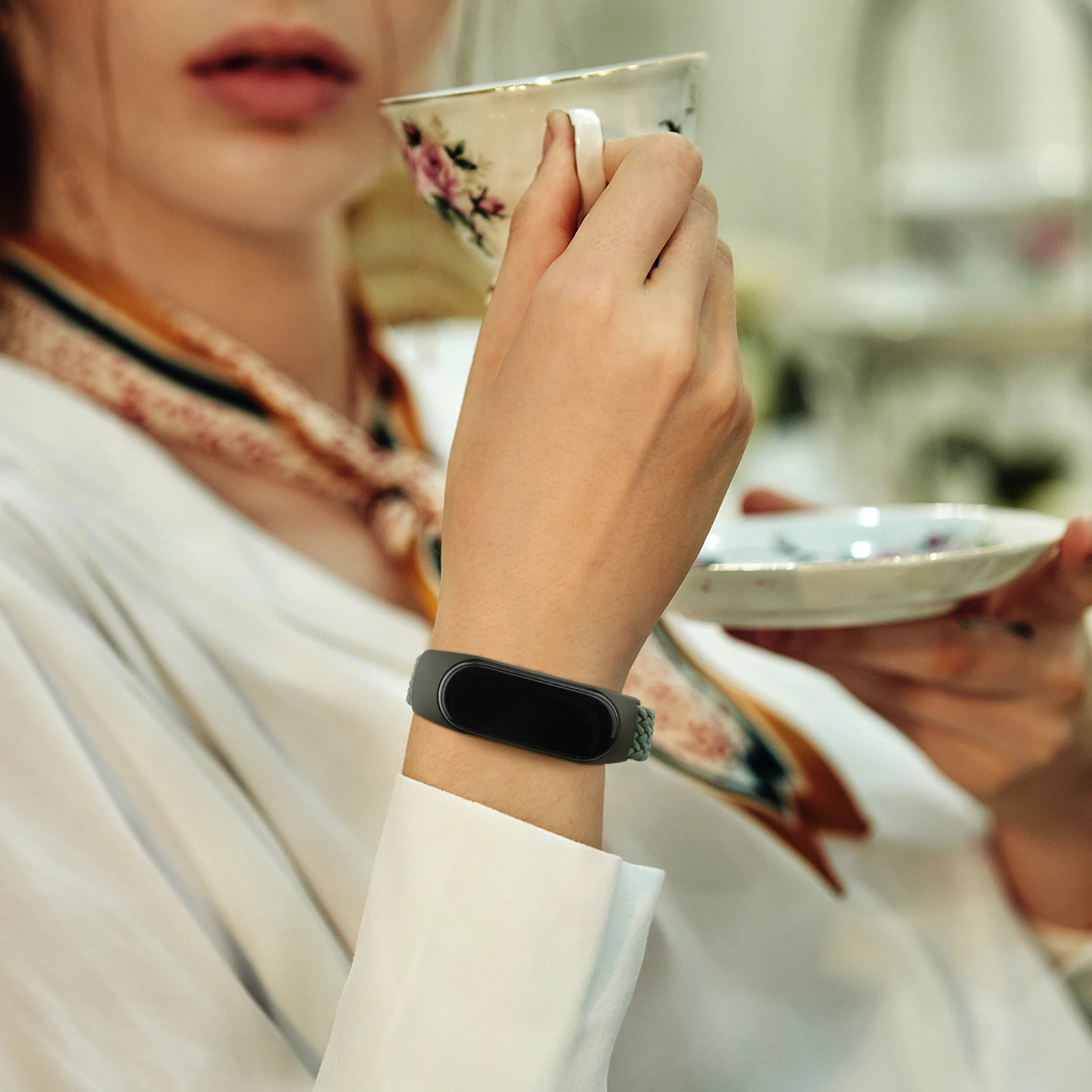 Плетеный ремешок для часов для xiaomi mi band 7 - Фотография_6