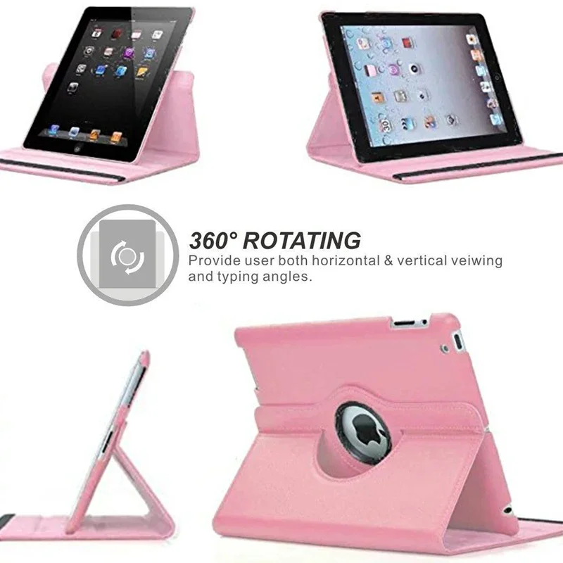 Чехол для ipad 2 3 4 с вращающейся подставкой на 360 градусов - Фотография_3