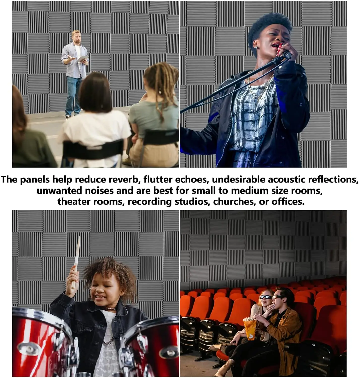 30x30x2,5 см студийные акустические - Фотография_5