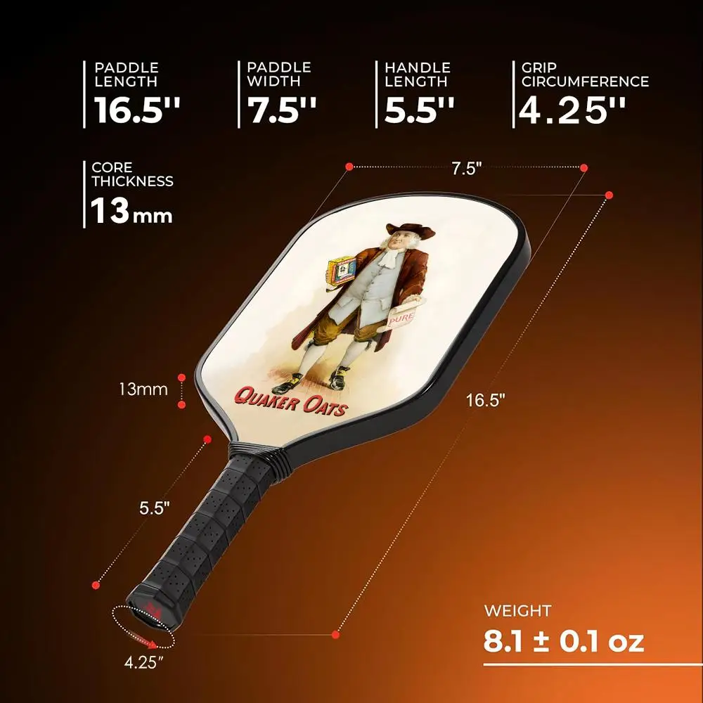 U_uaker oat pickleball paddle легкая - Фотография_5
