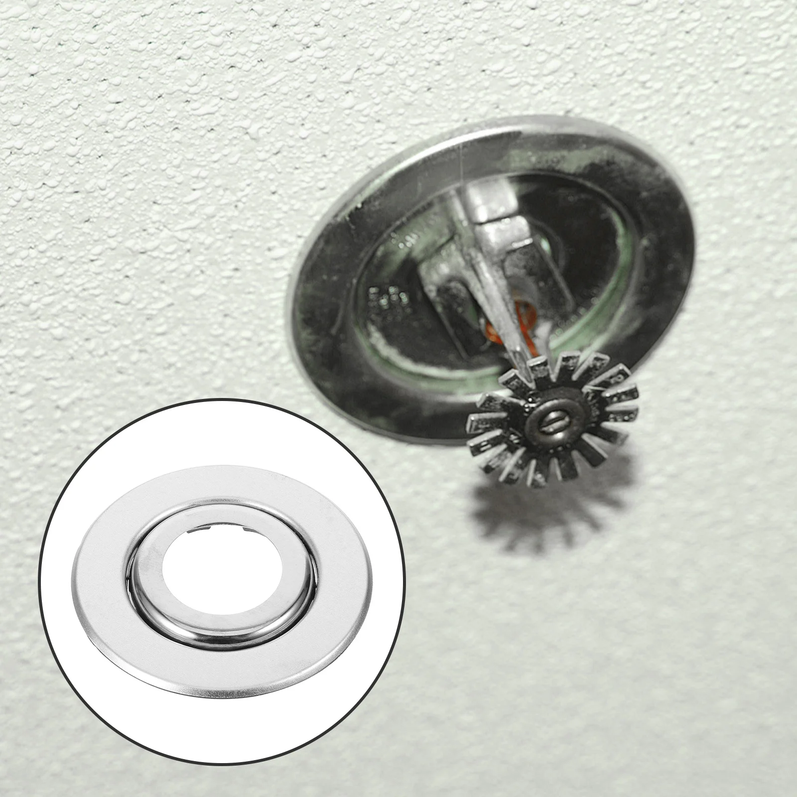 Накладка из нержавеющей стали для пожарного спринклера