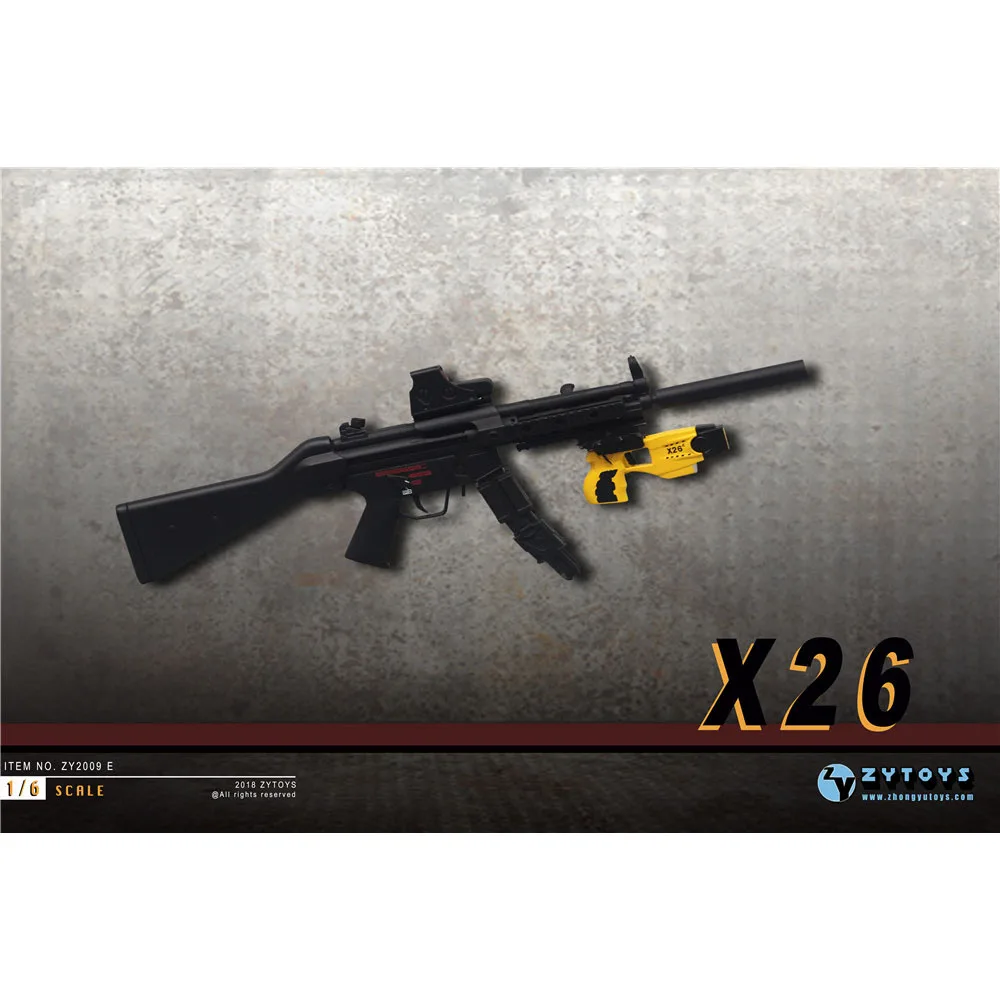 1/6 taser x26 пластиковая модель пистолета черный желтый 3 - Фотография_4